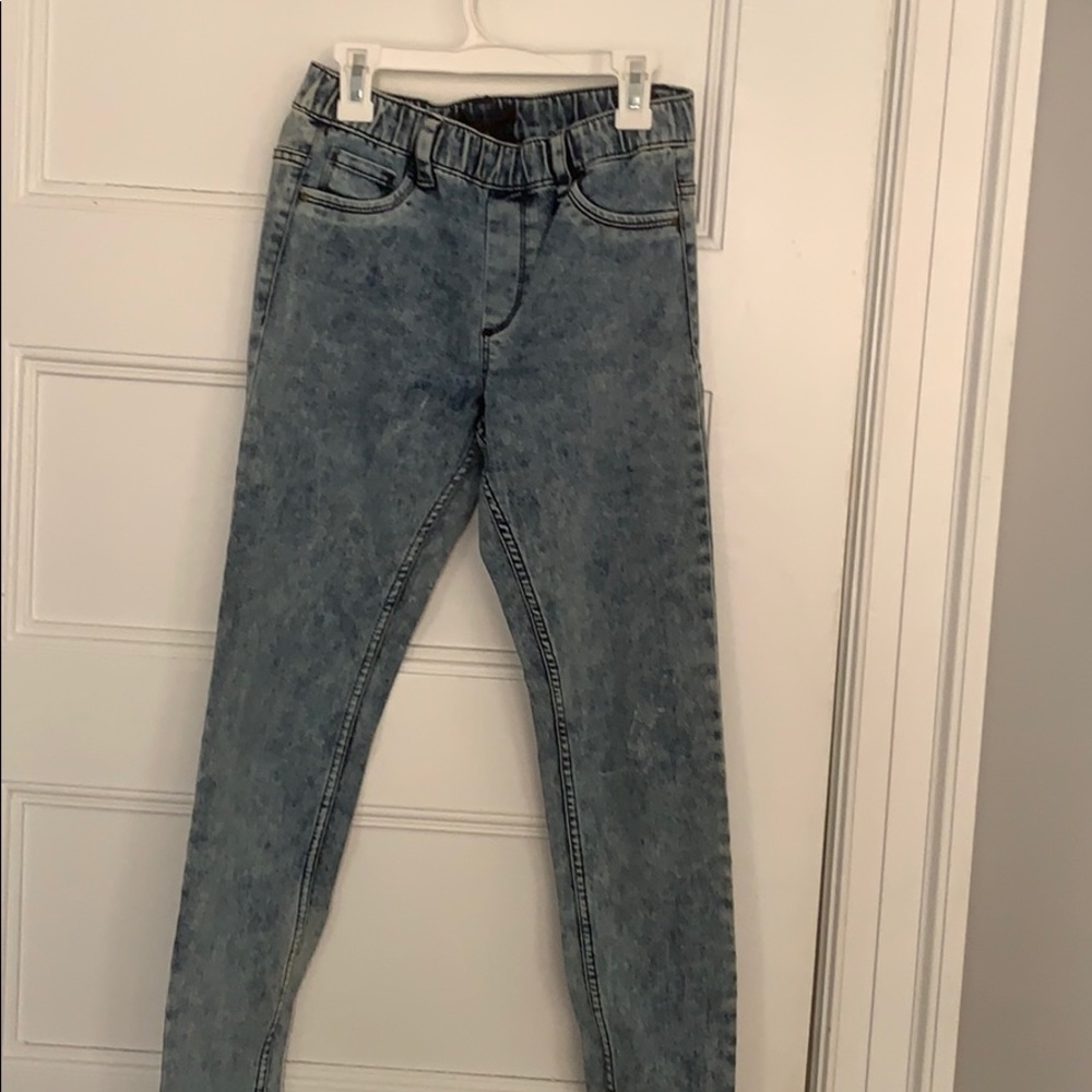 Acid Wash Jeggings